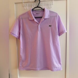 Lacoste Lavender Short Sleeve Polo
